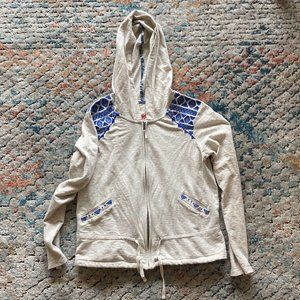 Anthropologie zip-up sweater
